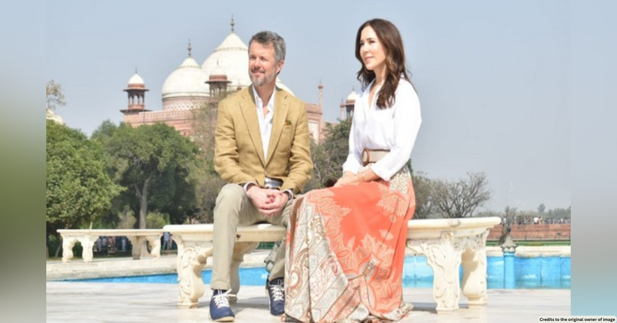 Denmark's Crown Prince Frederik Andre Henrik Christian, Crown Princess Mary Elizabeth visit Taj Mahal in Agra